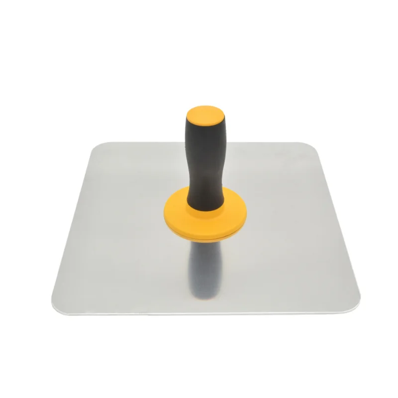 Falcão de reboco de alumínio com alça macia, suporte de placa de argamassa de gesso, ferramenta de reboco para argamassa de cimento, drywall