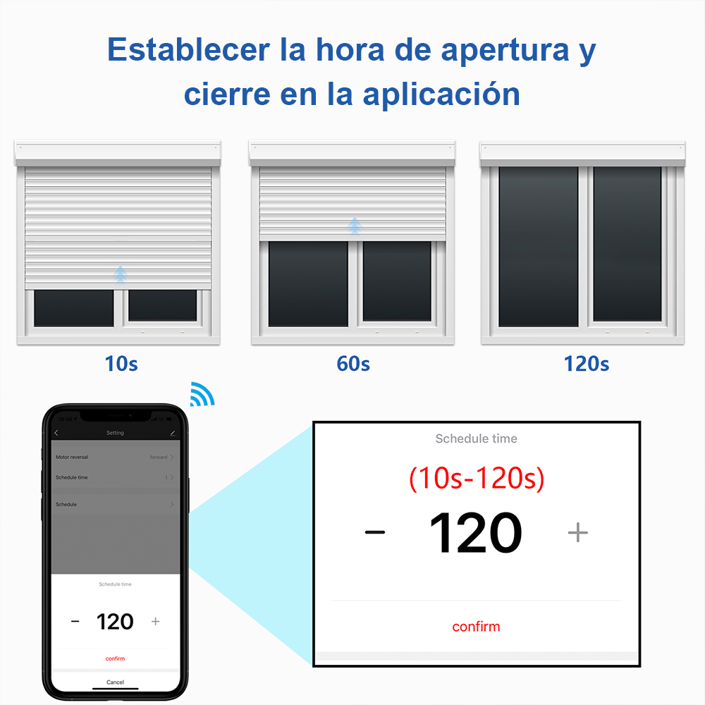 LoraTap persiana enrollable cortinas interruptor de botón Tuya Smart Life Motor eléctrico motor conectado WiFi Alexa Google Home