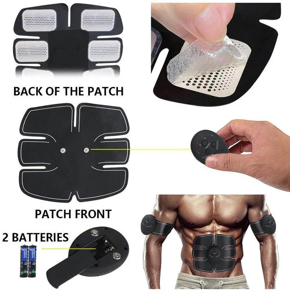EMS Estimulador muscular abdominal Hip Trainer Estimulador elétrico Home Gym Toner muscular Massageador de emagrecimento