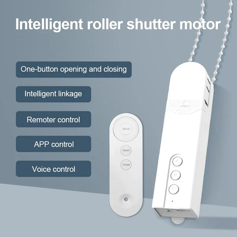 Motor de persiana inteligente Tuya, controlador de cierre de apertura de cortina de elevación con Wifi, persianas enrollables eléctricas automáticas, Control por aplicación