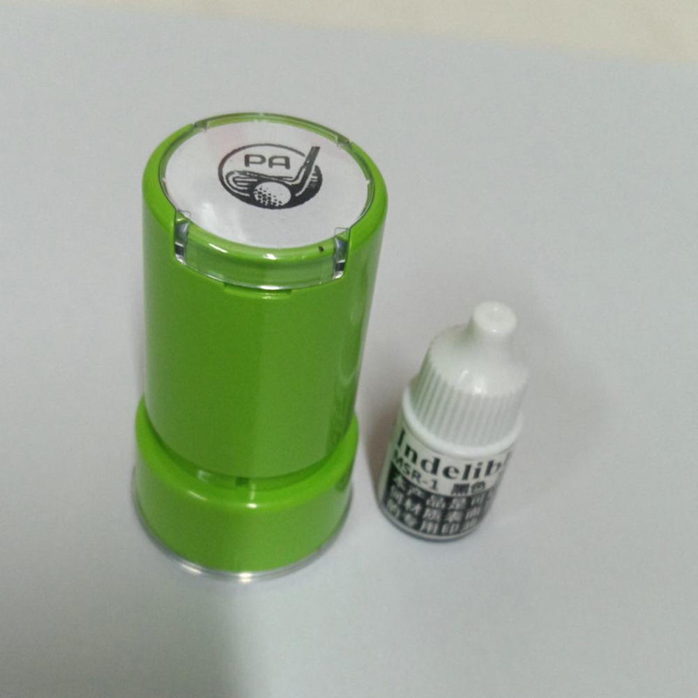 Golf Ball Stamp Self-Inking Golf Ball Stamper Fast-Drying Ball Marking Tool Customize Your Golf Balls Ink Control for Markings