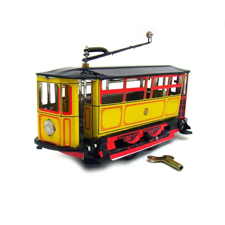 MS638PAYA 路面電車ノスタルジックなレトロコレクション写真撮影小道具クリエイティブテーマ飾りブリキのおもちゃ