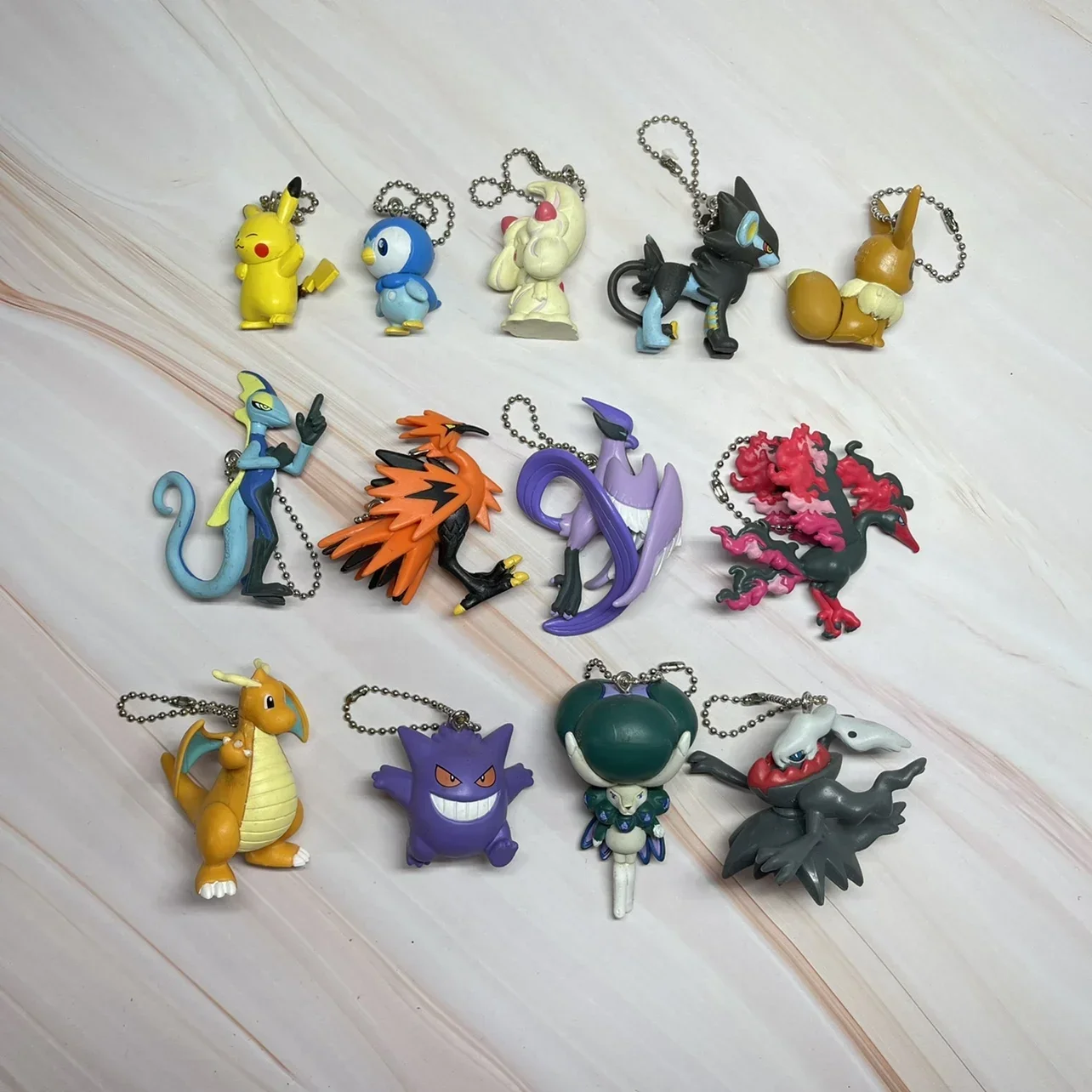 Gashaon cápsula de juguete figuras de Pokémon Eevee Piplup Inteleon Luxray Alcremie Darkrai colgantes de monstruo de bolsillo regalos para niños