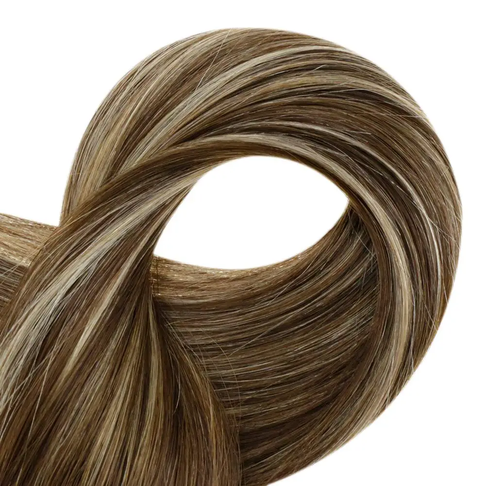 Full Shine 50 Gram Kẹp Trong Tóc Tóc 50G 3 Thật 100% Remy Con Người Làm Tóc ombre Tóc Vàng Màu Kẹp Tóc
