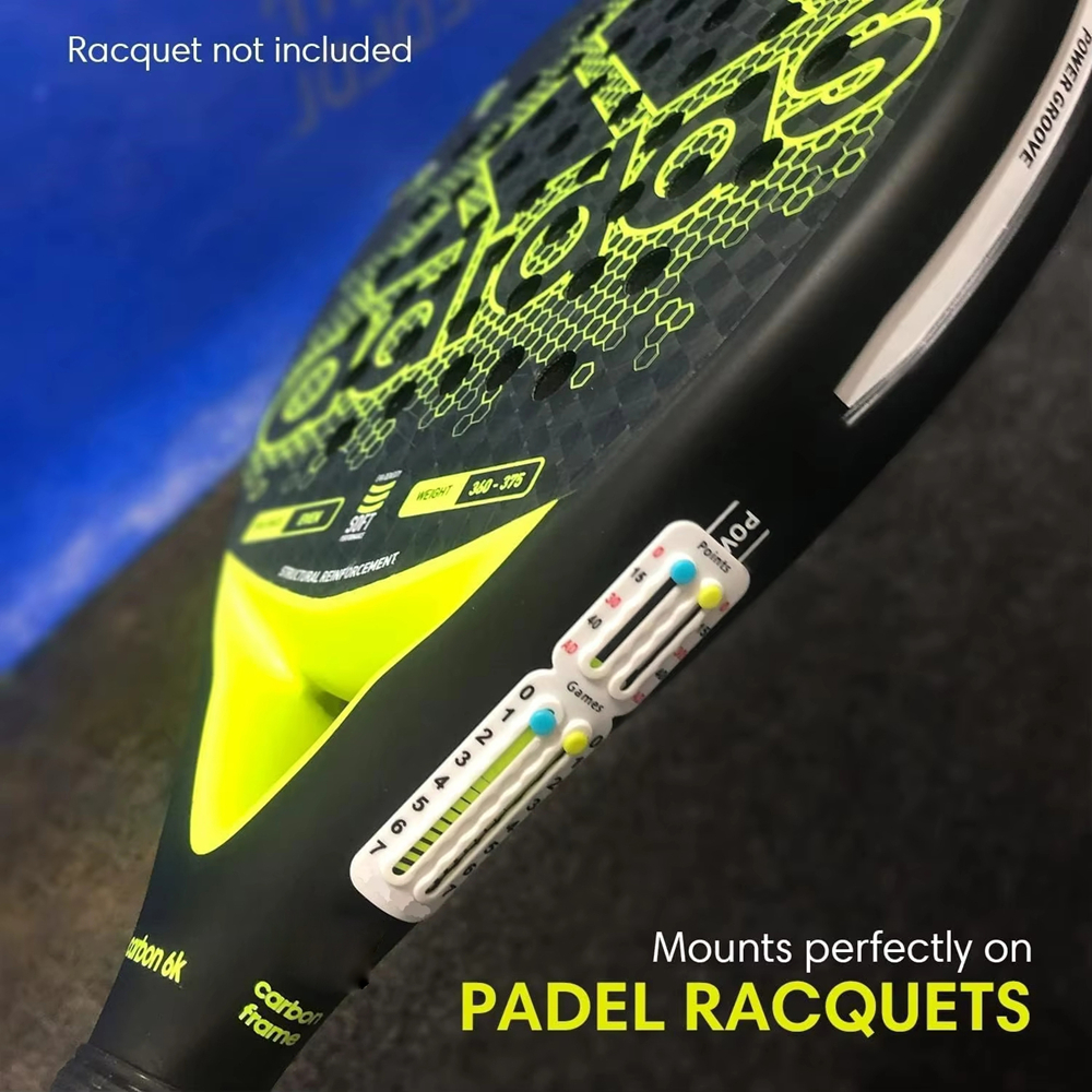 แบบพกพาเทนนิส Score Keeper สําหรับแร็กเก็ตพาเดลคะแนน Point Marker ขนาดเล็ก Score Board 1.9g ไม้เทนนิสชายหาด Scorekeeper