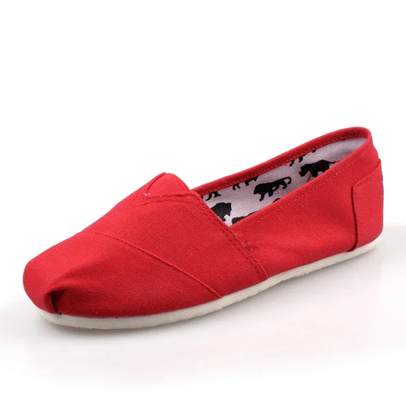 Mocasines azules de verano 2024, zapatos planos clásicos de lona para mujer, zapatos informales cómodos y transpirables para hombre, alpargatas sin cordones