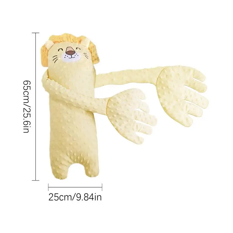 Baby Sleep Soother Automatic Palm Patting Stuffed Animal Pillow with Adjustable Speed Remote Control for Baby Startle Prevention