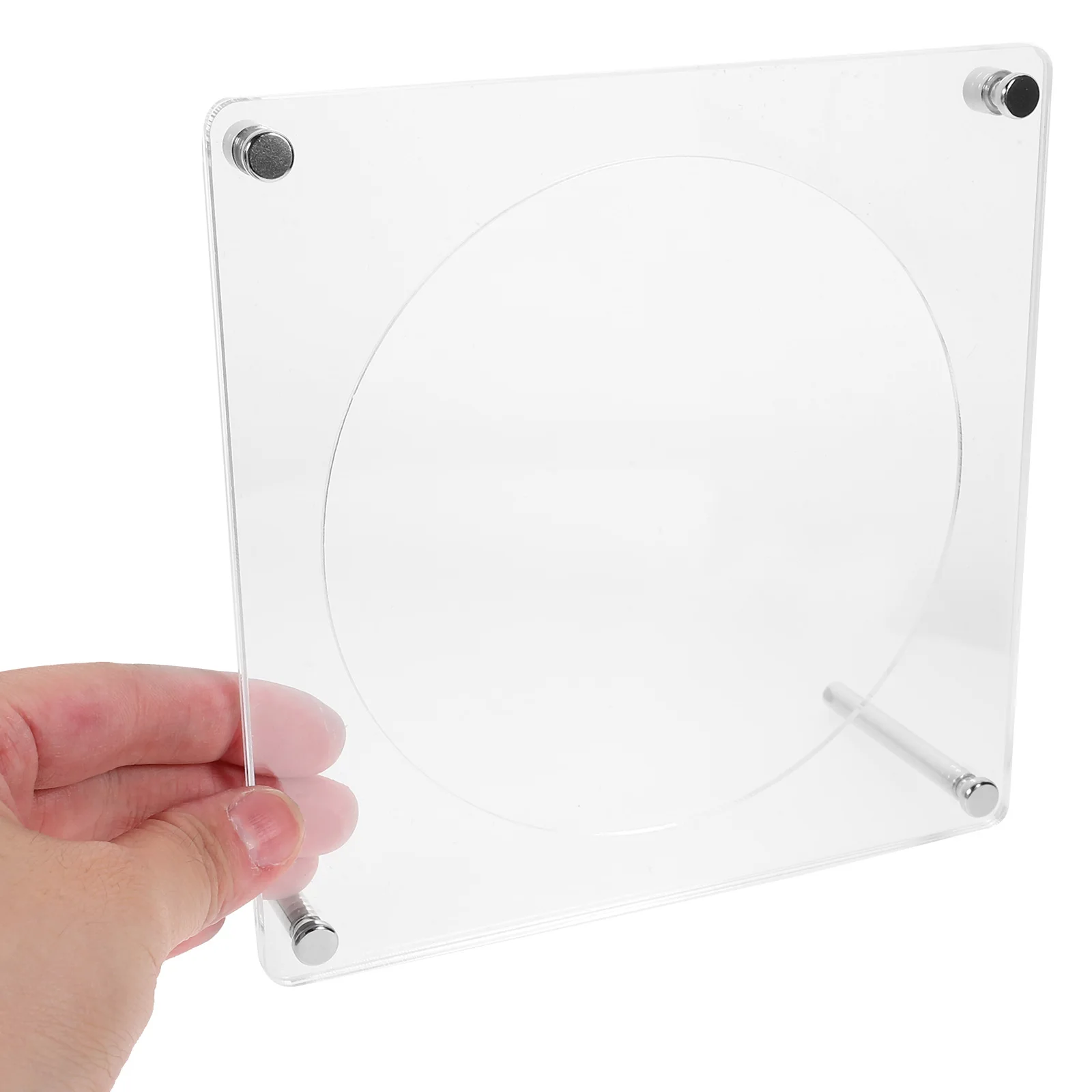 Acrylic Cd Stand Rack Desktop Record Display Rack Cd Stand Card Holder Household Album Bedroom Acrylic Racks For Diy Crafting