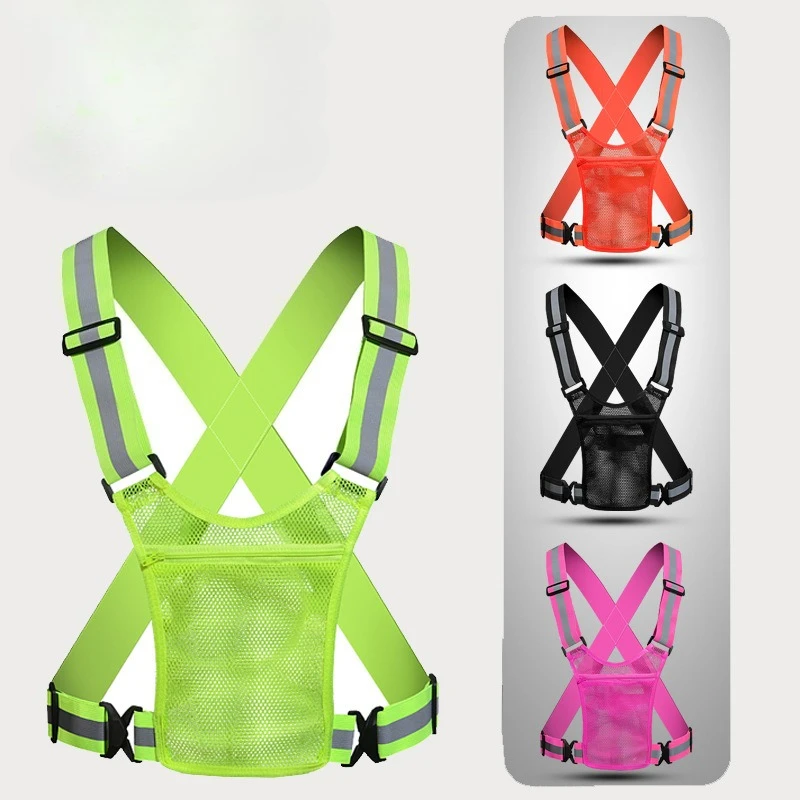Reflektierende Riemen Outdoor Reflektierende Weste Reflektierende Gürtel Nacht Lauf Strap Reflektierende Kleidung Radfahren Reflektierende Weste