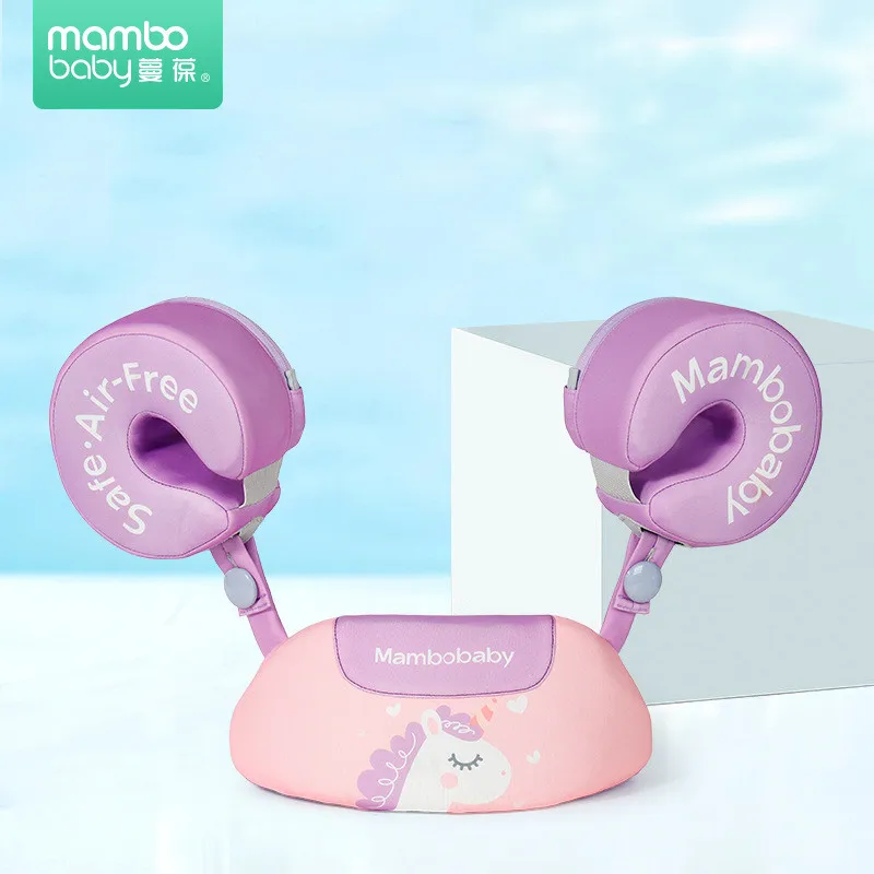 Mambobaby bebê natação flutua instrutor de natação flutuador anel de natação colete de ajuda com asas de braço bóia não inflável para praia piscina