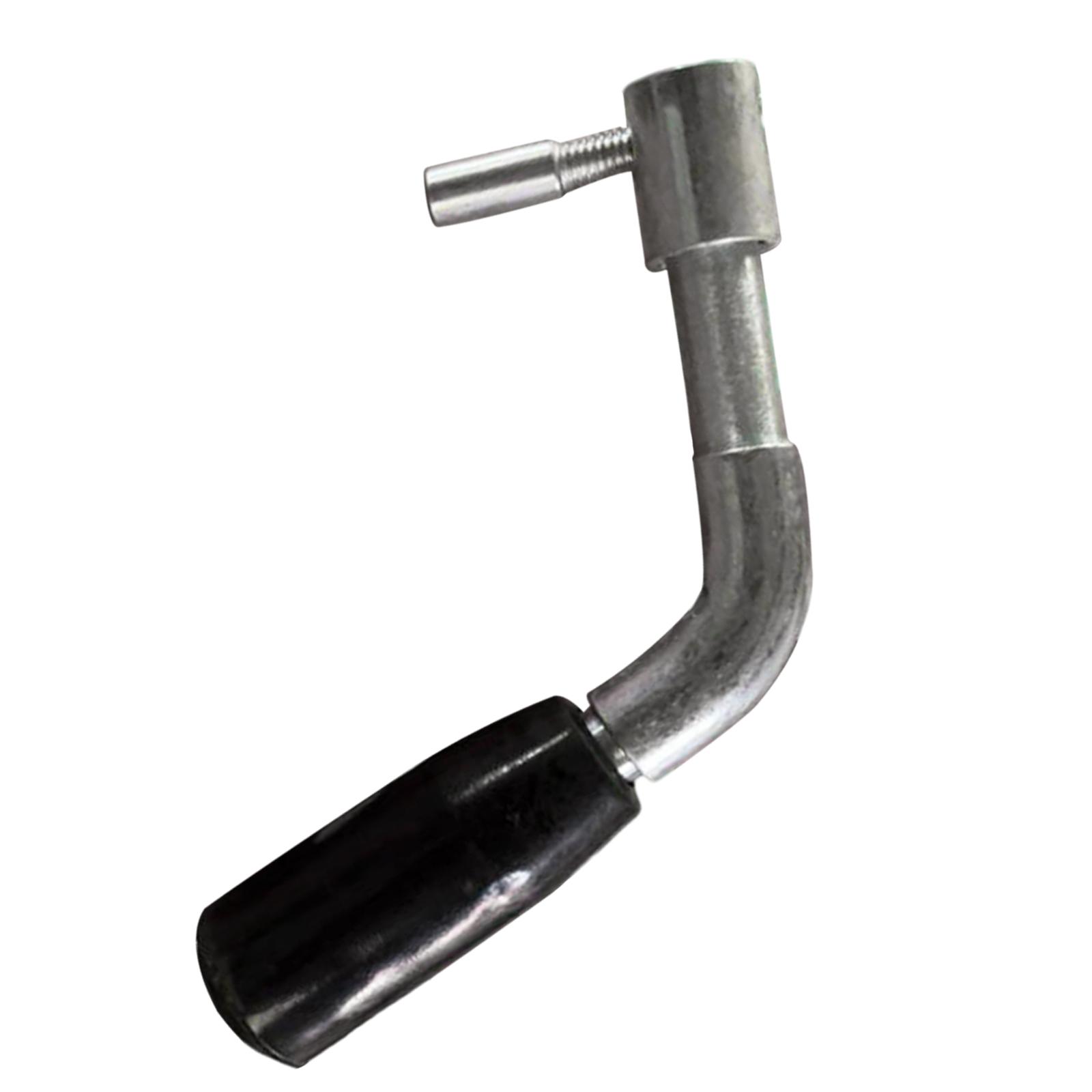 Manija de puerta de estufa, Kit de instalación de manija de puerta de chimenea, acero inoxidable portátil