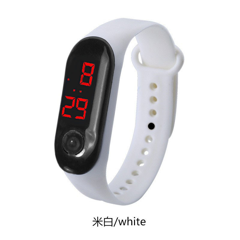 Reloj deportivo para mujer, pantalla LED, reloj electrónico para deportes al aire libre para niños, reloj de pulsera con correa de silicona para hombres, reloj para estudiantes