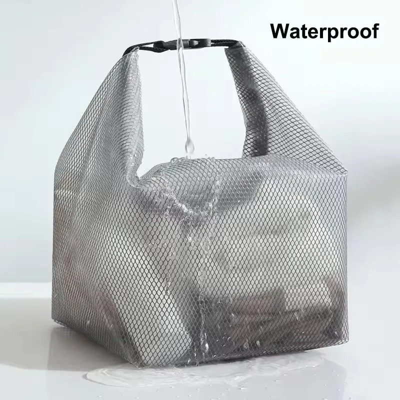 Borsa portaoggetti portatile per cosmetici impermeabile di grande capacità Borsa portaoggetti per nuoto Borsa da viaggio per fitness Organizzatore da bagno Uso nel bagno