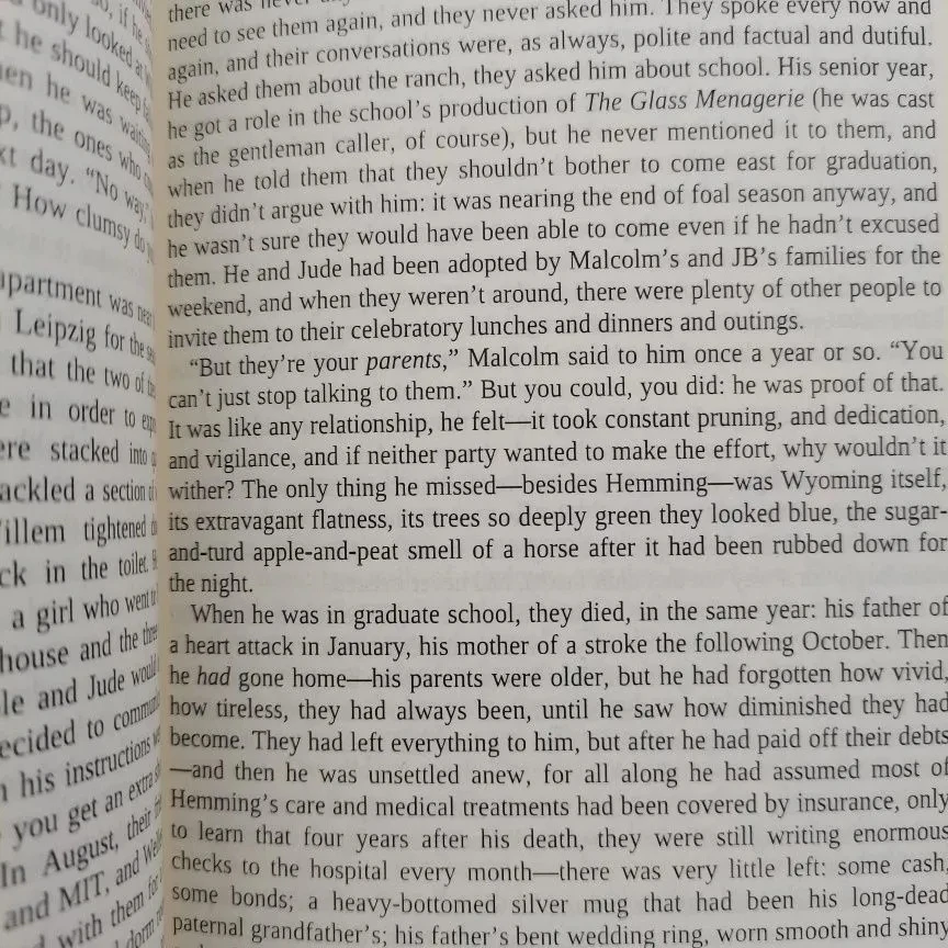 Uma pequena vida de bolso em inglês