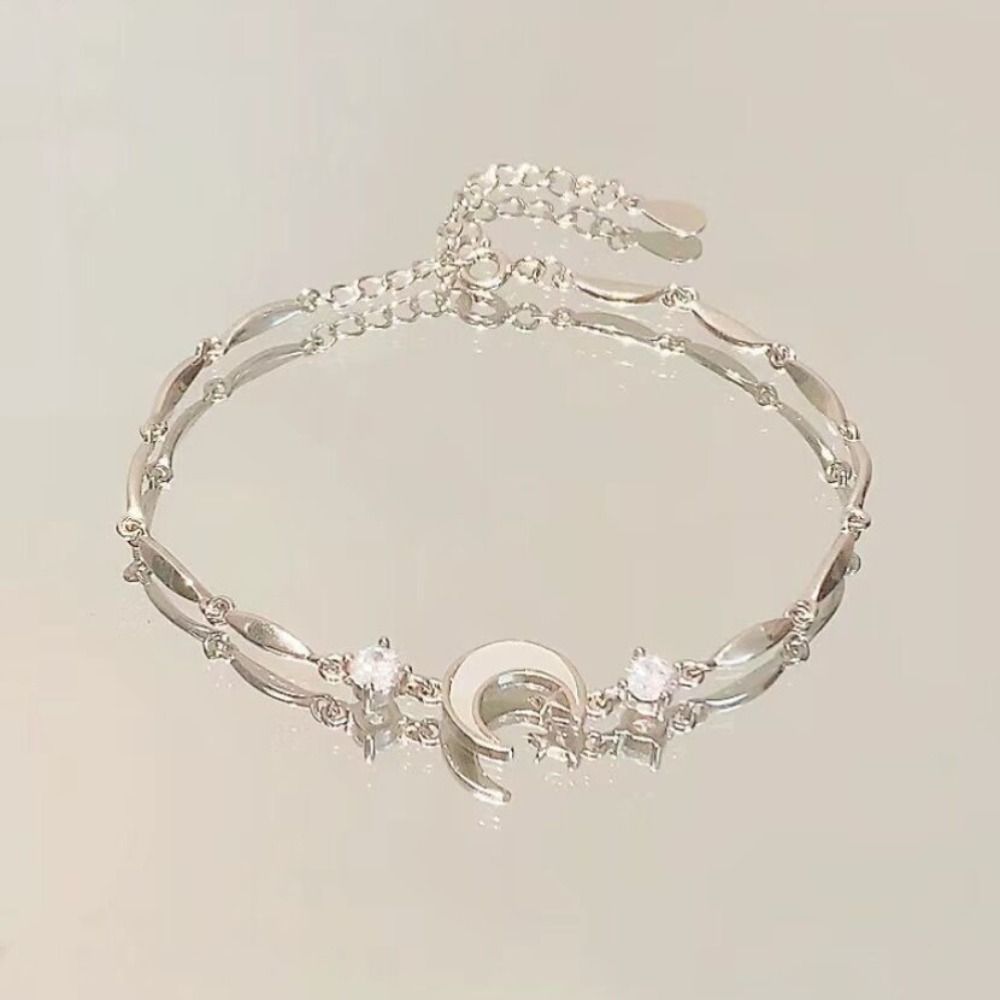 Gelang Cherry Irregular Sederhana dengan Zirkonia Kubik, Gelang Zirkonia Kubik Bunga, Gelang Berwarna dengan Pelapisan Elektroplating yang Orisinal