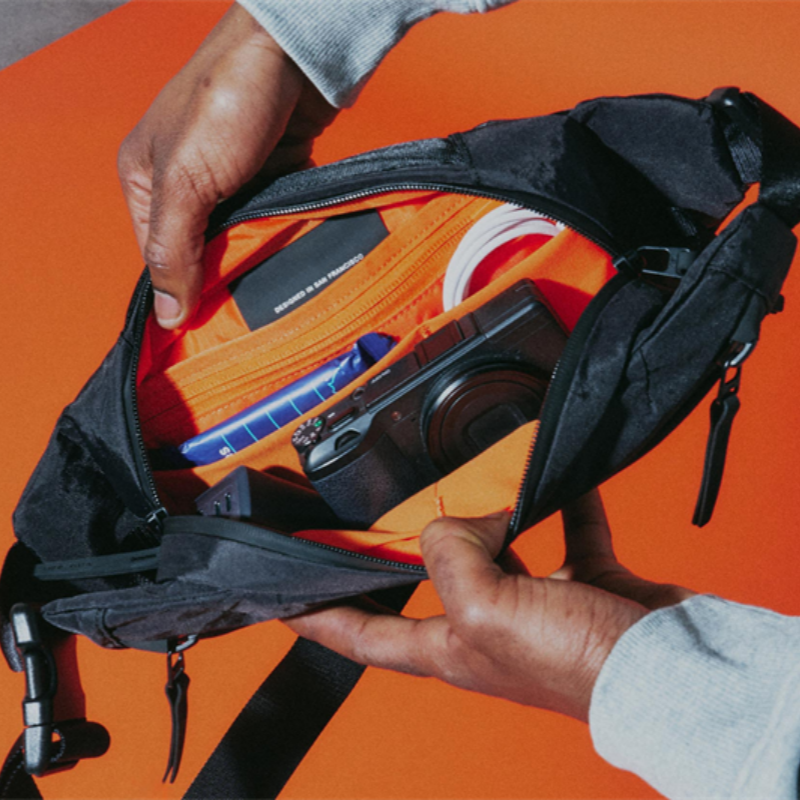 City sling 3X Pac nylon waterdichte borsttas met grote capaciteit, schoudertas, heuptas voor heren en dames