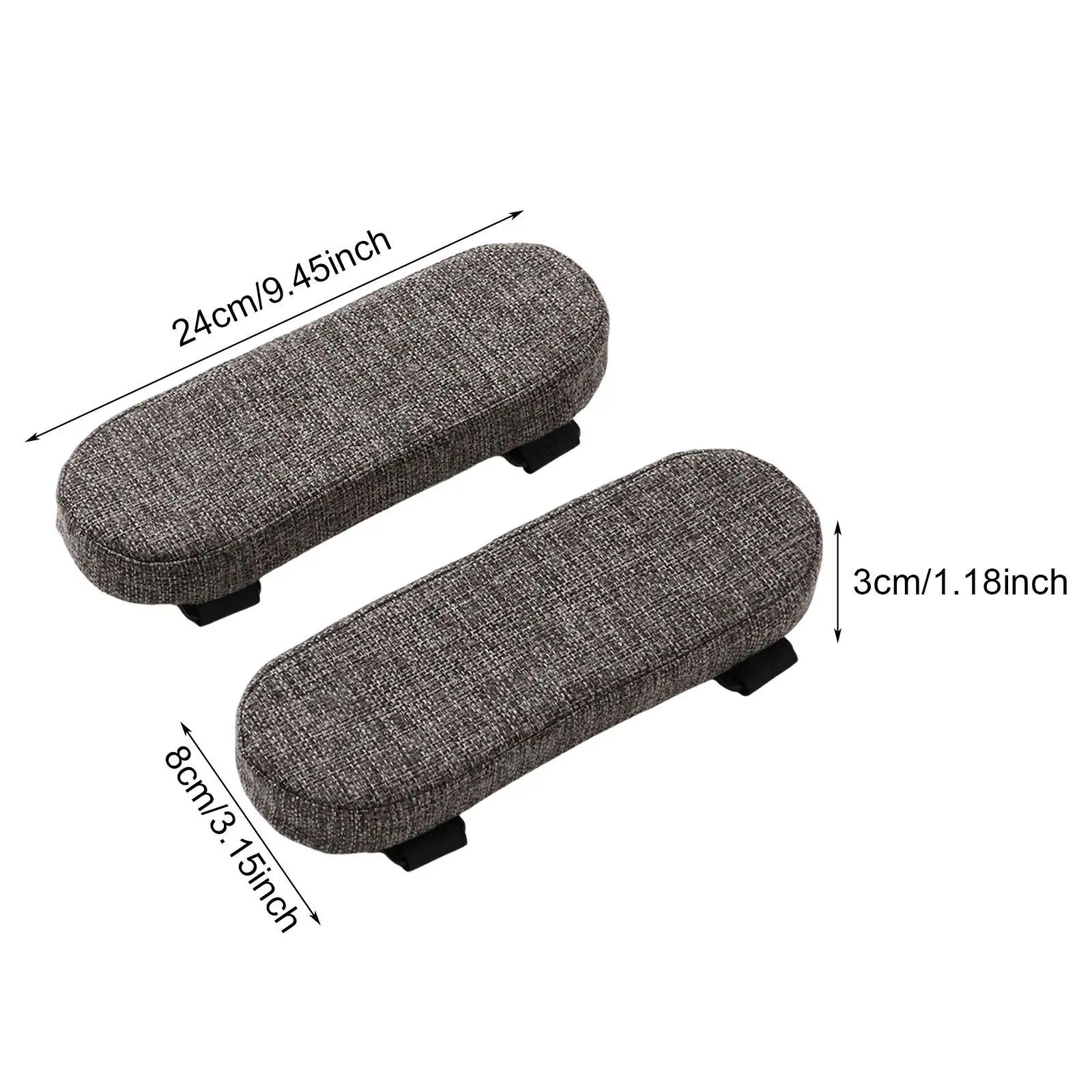 Cojín para reposabrazos de silla de juegos, funda extraíble, cómodo reposabrazos para silla de oficina
