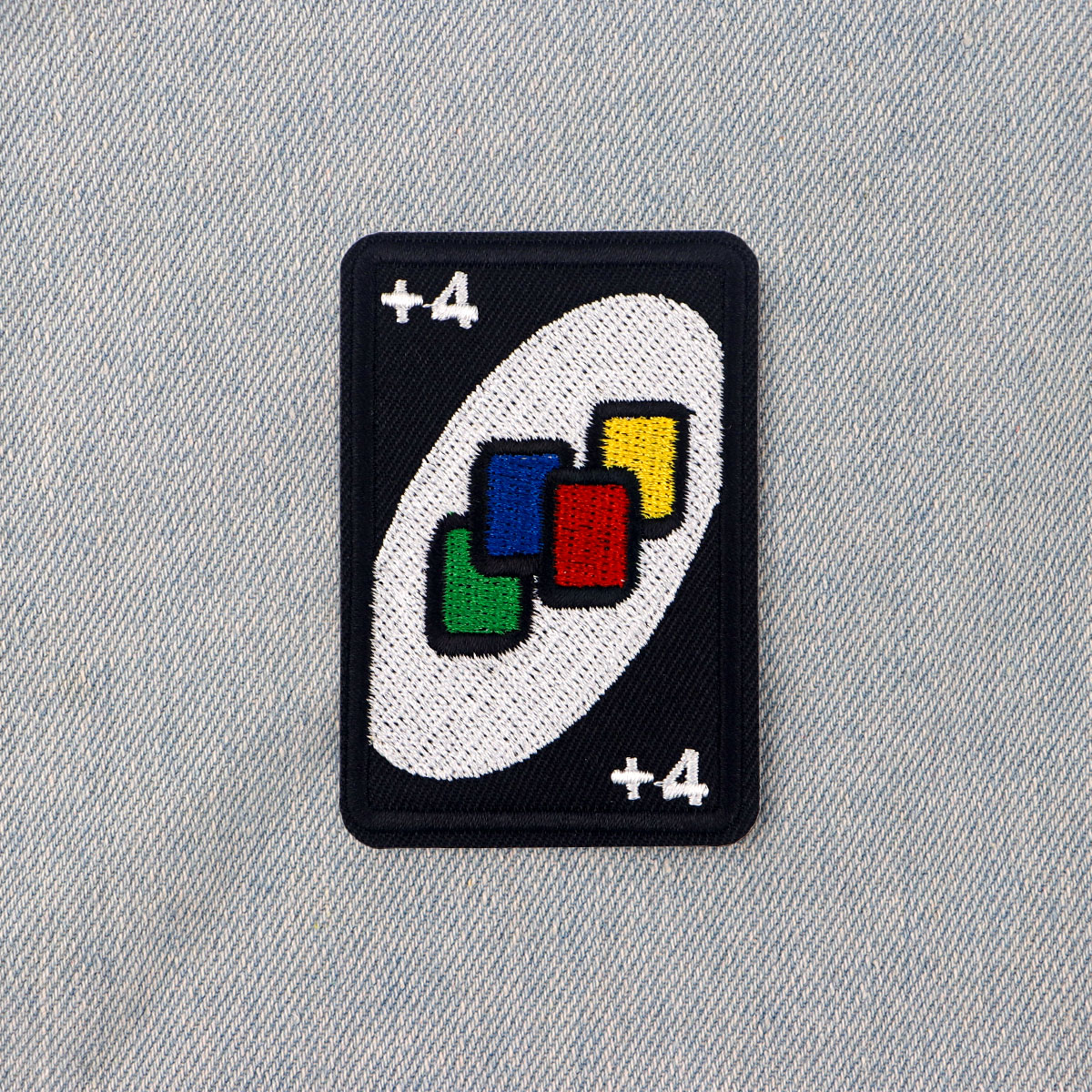 Parches de juego de tarjetas para ropa, apliques para planchar, insignias, pegatinas para ropa, costura artesanal, rayas bordadas