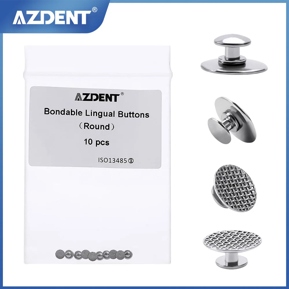 Nha Khoa Chỉnh Nha Bị Tiêu Thụ/Trực Tiếp Liên Kết Mí Mắt Ống Tròn/Chữ Nhật Bondable Lực Kéo Móc Ngôn Ngữ Nút