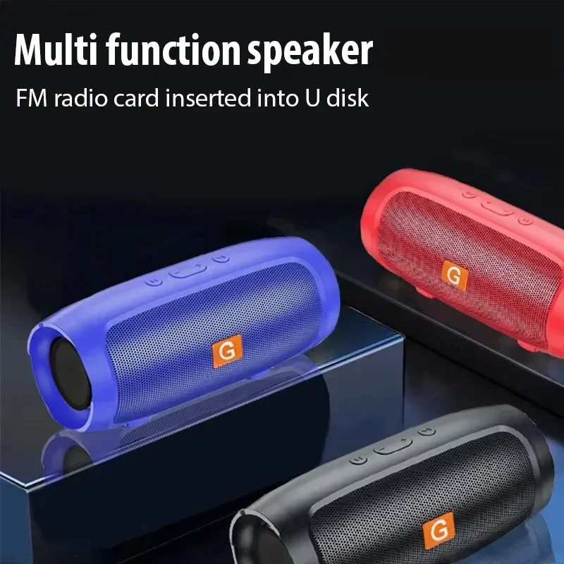 Altoparlante BT Doppio altoparlante Stereo esterno Tf Riproduzione USB Fm Trasmissione vocale Subwoofer portatile 50 Altoparlante wireless