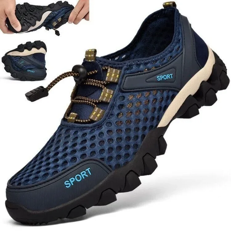 Sommer männer Mesh Sport Schuhe Mode Bergsteigen Atmungsaktive Leichte Anti Slip Schuhe Outdoor Reise Laufen Casual Schuhe