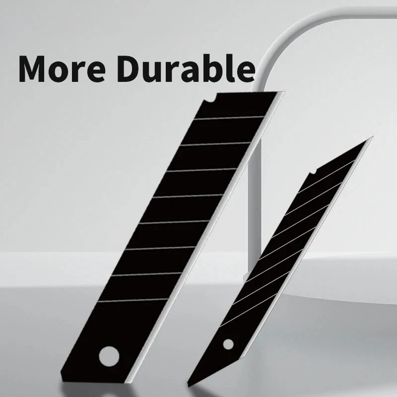 10//30/50 PCS Replaceable Knife Blade 18mm/9mm Width Metal For Home School Suplie Art Craft Paper Box Cutting Utility Knife