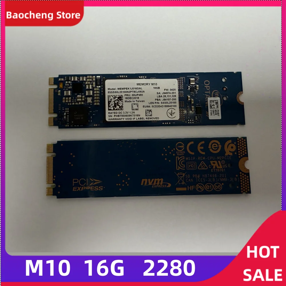 New M10 2280 16G M.2 Internal Solid State Drive 32GB  2242 SSD 16G NVMe PCIE 3.0 support Intel Optane