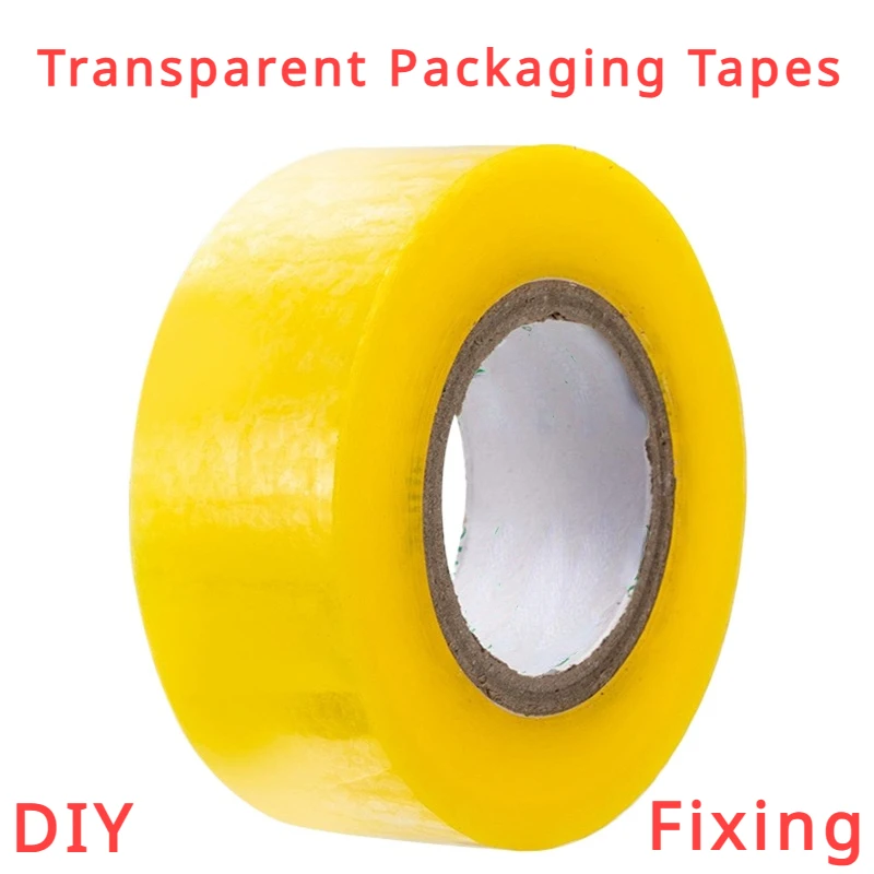 4,5 CM 70 metros cinta adhesiva transparente de alta viscosidad caja cinta de embalaje de sellado de cartón cinta de fijación de montaje DIY cinta adhesiva transparente