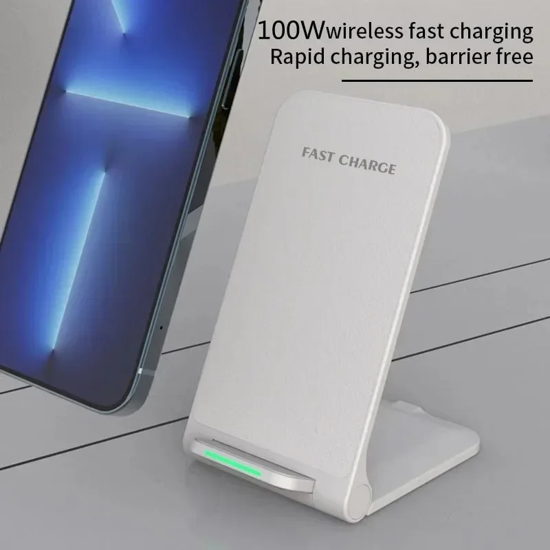Supporto per caricabatterie Wireless da 30W per iPhone 15 14 13 12 11 Pro X XS Max XR 8 Dock Station di ricarica rapida a induzione Samsung Xiaomi