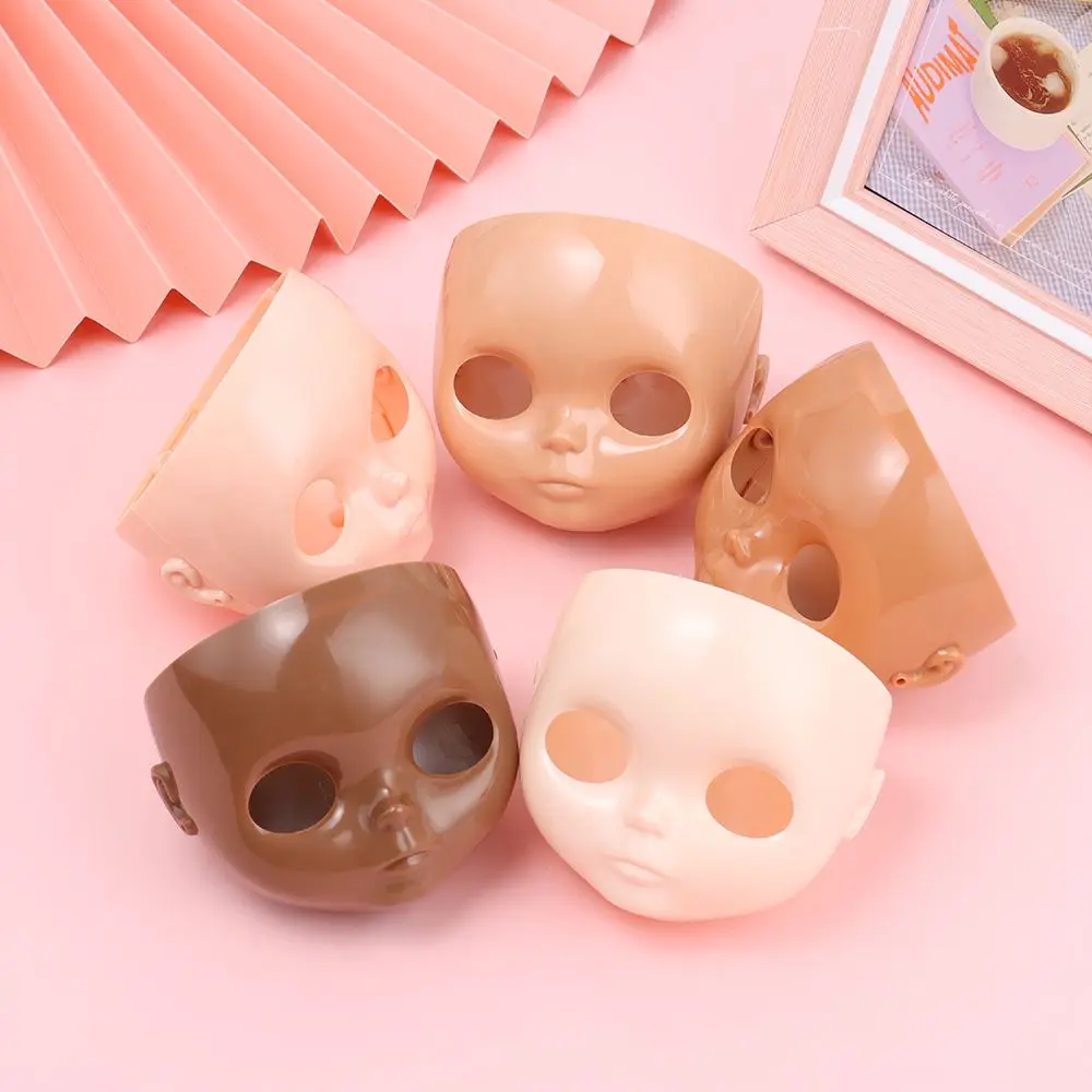 1Pcs 1/6 Blyth Puppe Fabrik 30cm Kunststoff Blyth DIY Puppe Frontplatte Mit Backplate Ändern Make-Up Frontplatte schraube Spielzeug Zubehör