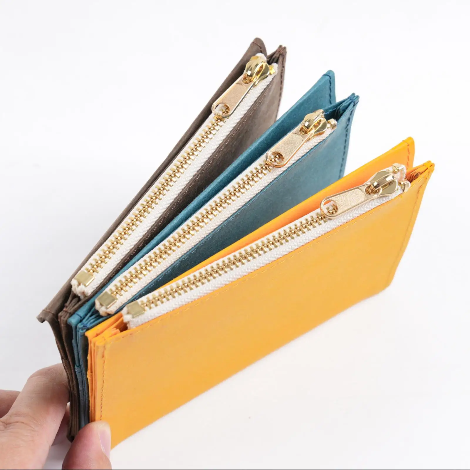 Zipper File Storage Bag for Travel Notebook Washable Special Paper Pocket Card Holder Bill Pouch Folder Stationery Accessories