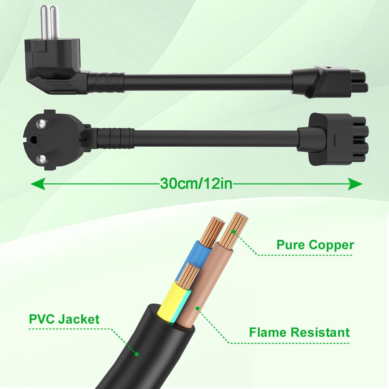 Адаптер LONLINK EU Schuko, адаптер 16 А для Tesla Gen 2 UMC, длина кабеля 30 см, совместимый с Tesla 3/S/X/Y