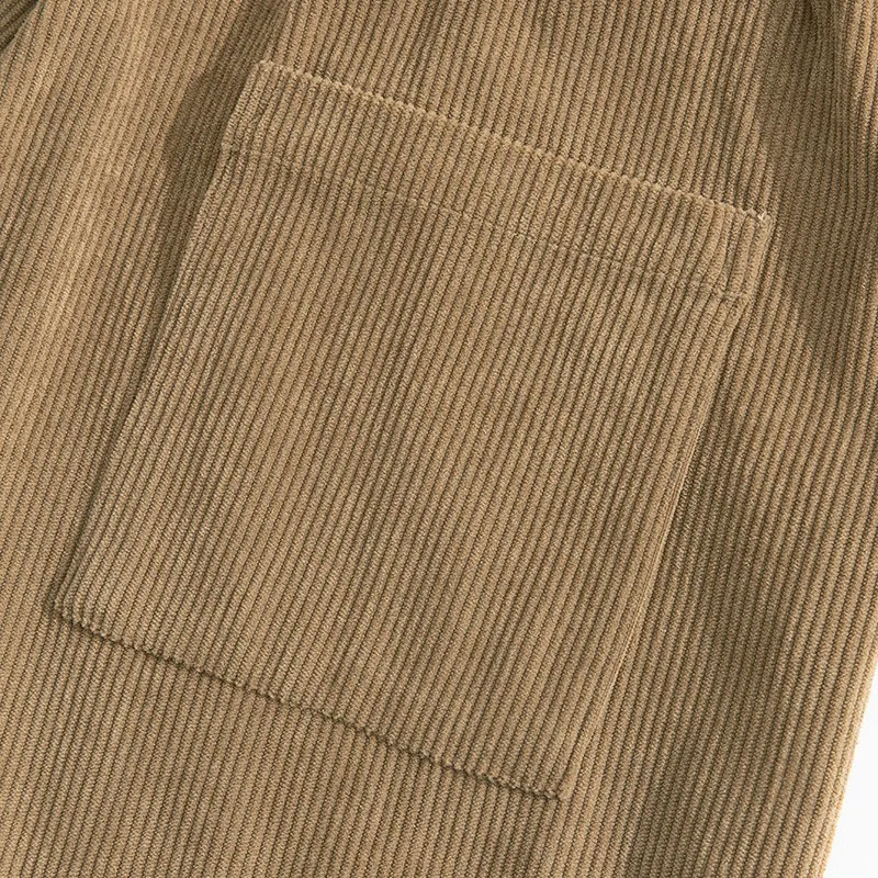 Calças masculinas casuais soltas com cordão de outono – moda estilo hip-hop de alta qualidade veludo premium – calças com punho moderno