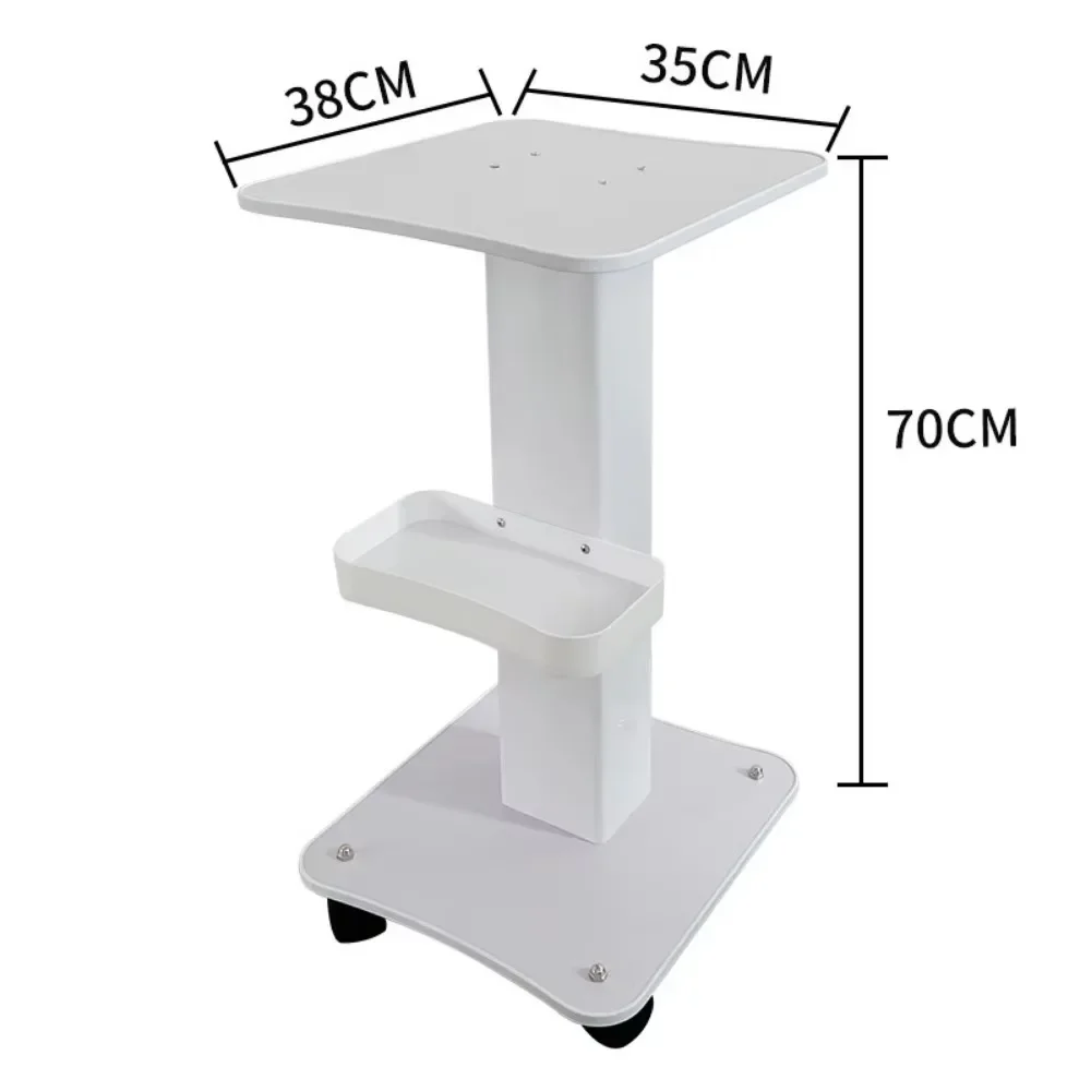 Carrello portaoggetti di bellezza con rulli silenziosi universali Scaffale portaoggetti mobile multifunzione Carrello mobile per strumenti di bellezza per barbiere