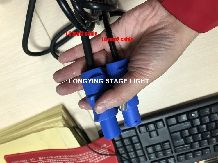 1-10M AC Power Cable for Beam Moving Head Light Beam 5R/7R Moving Head Light Extension Powercon Cable