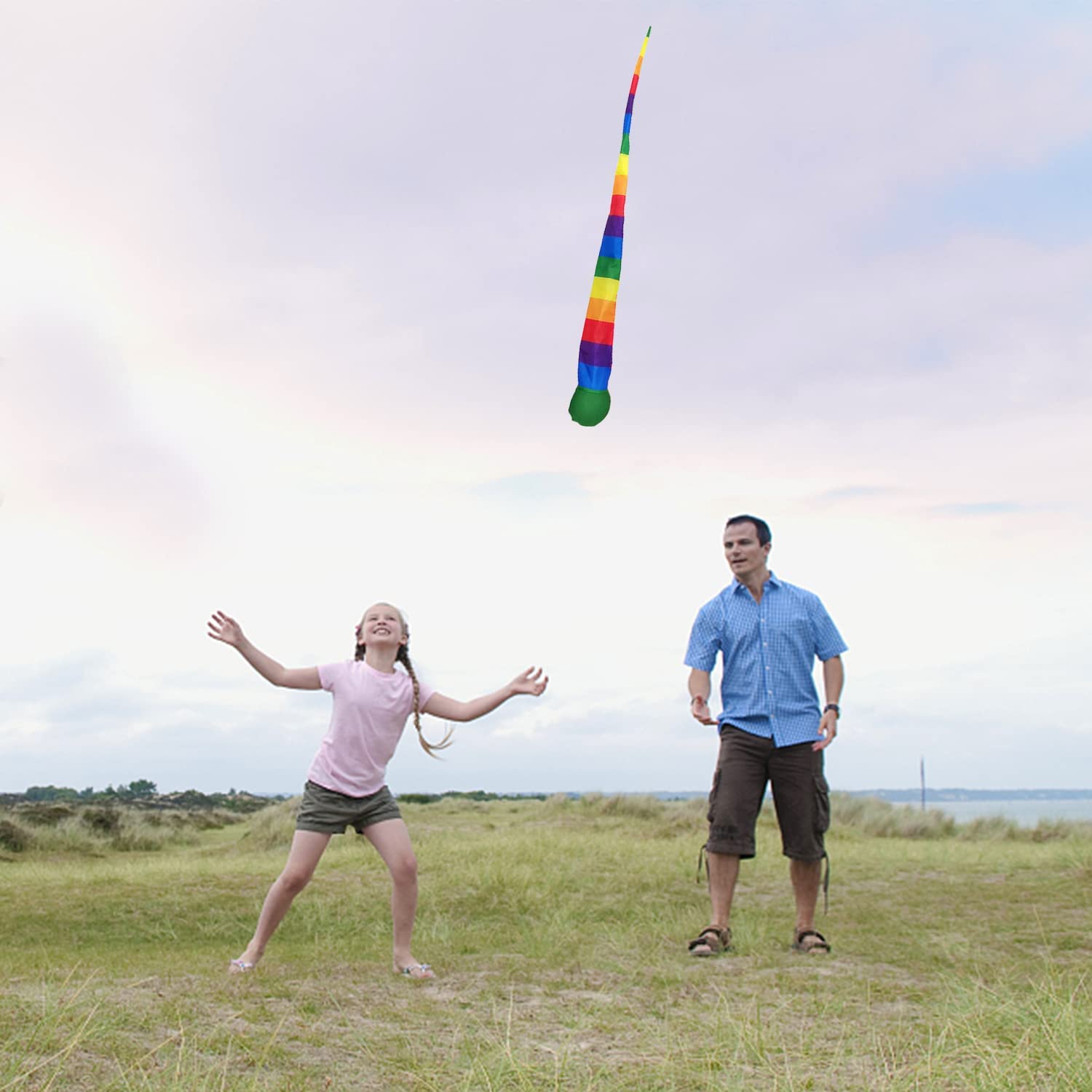 Boule de queue arc-en-ciel en tissu écologique, sac de sable, boule de météore, queue de capture sûre, balle souple, jouet d'entraînement sensoriel pour l'école maternelle