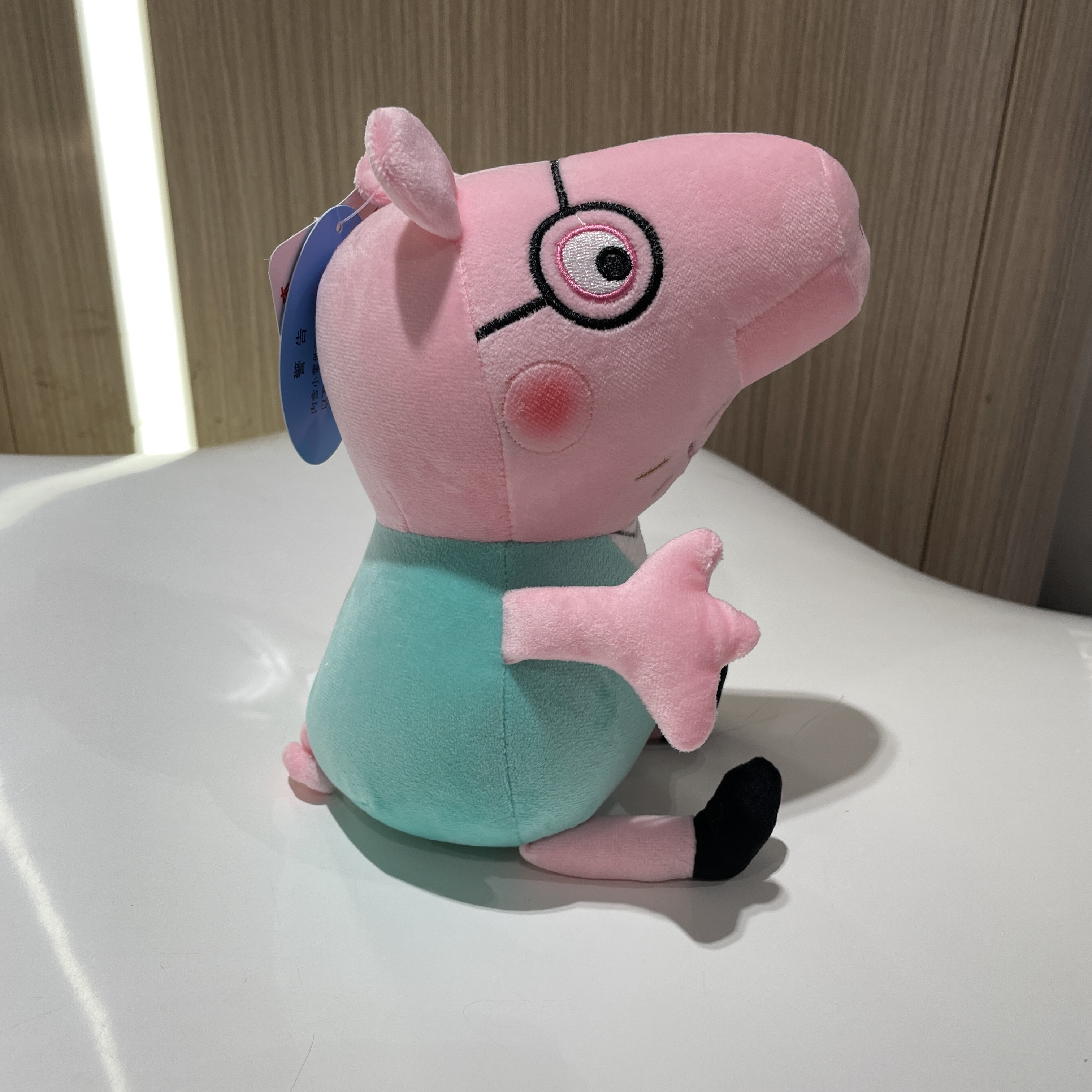 30 cm 12'' Echter Peppa Pig Papa Mama Opa Oma Dinosaurier Teddybär Peppa George Plüschtier Kindergeburtstag Weihnachtsgeschenk