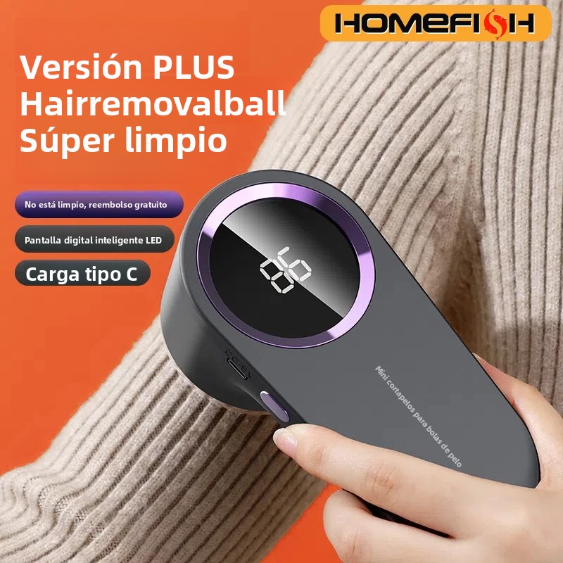 Eliminador de pelusas con carga USB, máquina eléctrica de pellets, cortadora de pelusas y bolas de pelo, máquina eléctrica portátil para pelusas de ropa, Moto de alta velocidad