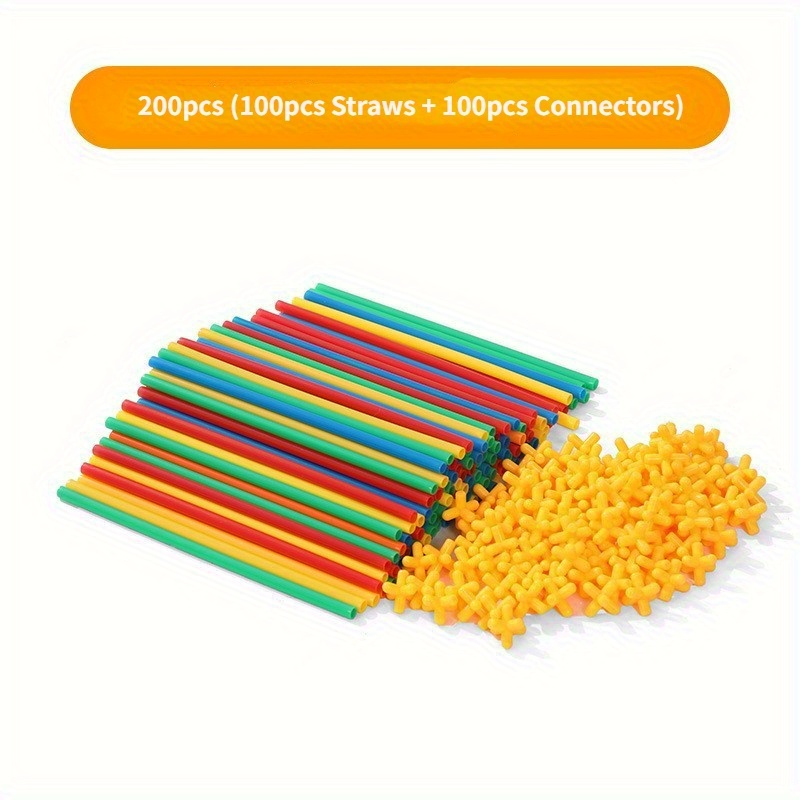 Straw Building Blocks Brinquedos, Construction Toys, Interlocking Plastic Toys, Engineering Toys, Fine Tube