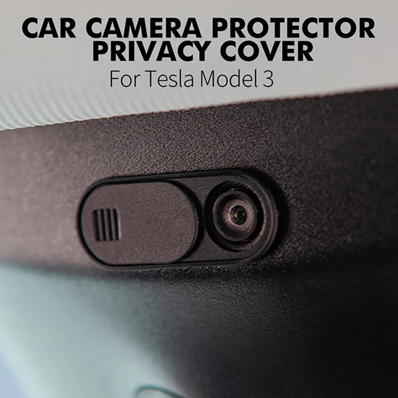 Cubierta de privacidad para cámara Tesla Model 3 Highland 2024, cubierta blanca para cámara web ModelY PC Model3 Model S X Y 2023, accesorios interiores