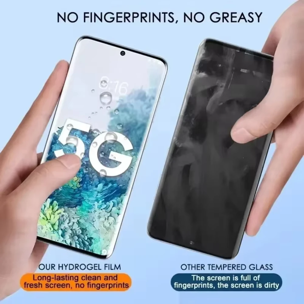NNBILI 5 pezzi pellicola idrogel per Samsung Galaxy S21 S22 S20 S23 S24 Ultra S10 S9 S8 Plus FE Nota 20 10 9 Plus protezione schermo