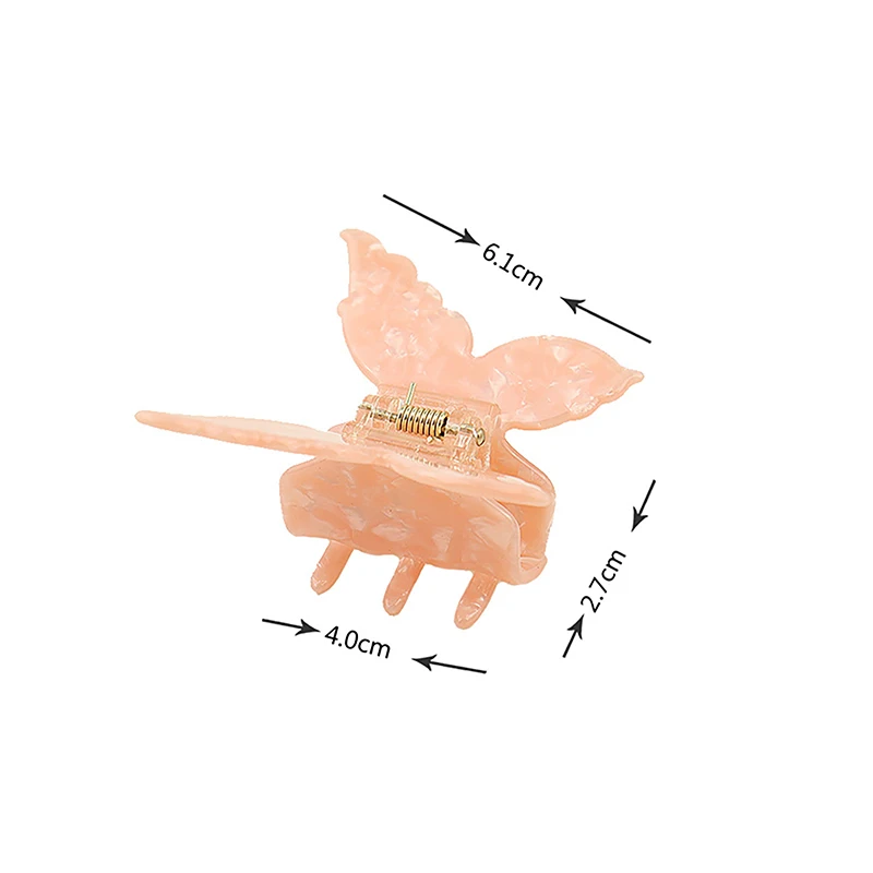 Grampos de cabelo retrô borboleta, garras de cabelo na parte de trás da cabeça, grampo de cabelo enrolado doce, mulheres, meninas, ferramentas de estilo de cabelo