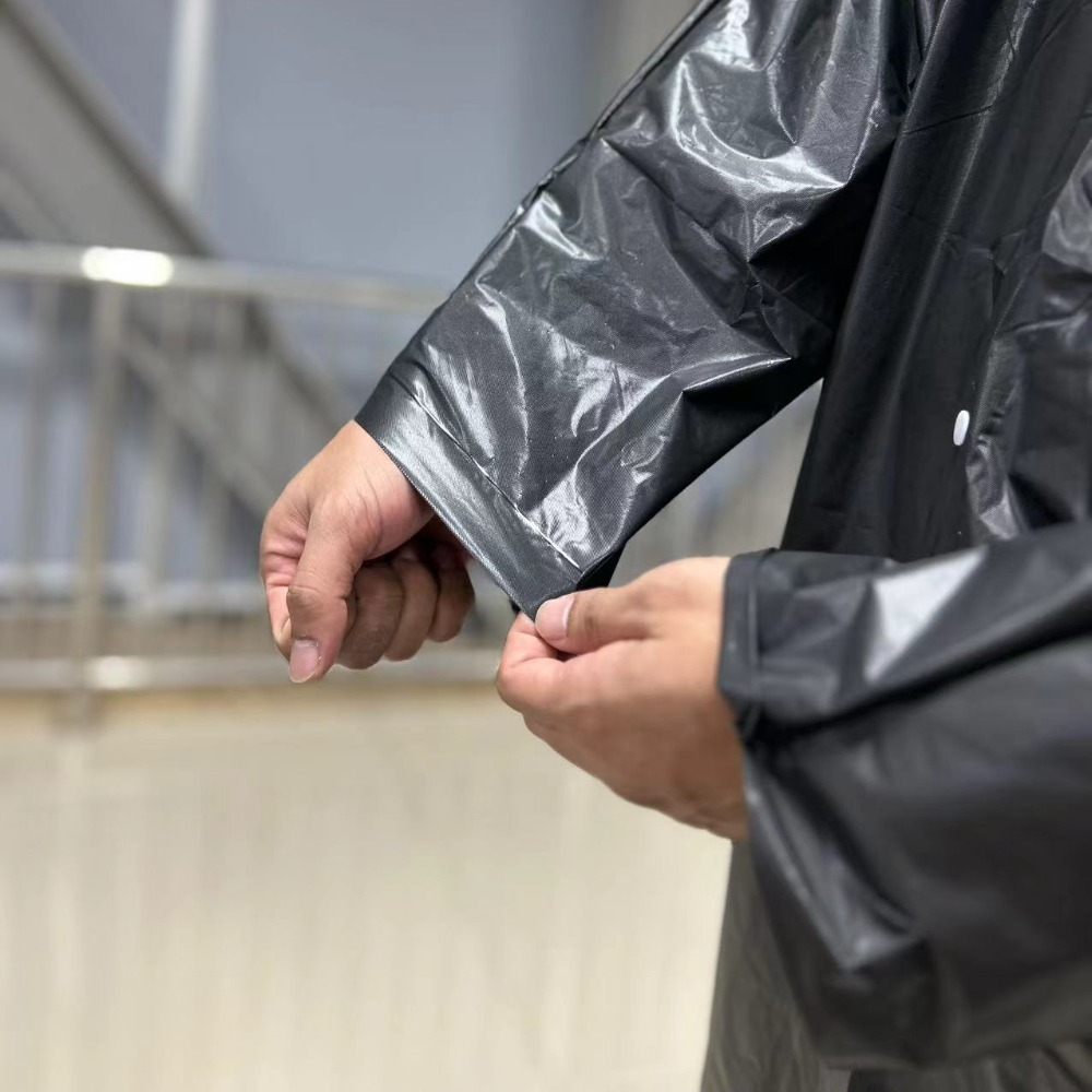 Disposable Raincoat Long Full-body rain-proof men's adult women transparent  portable