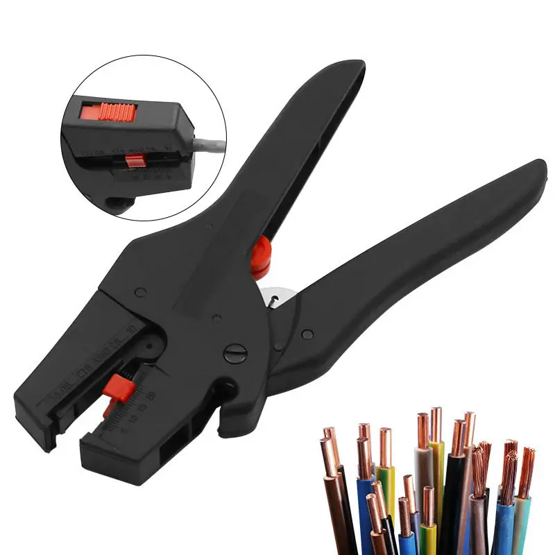 Alicates de pelado automático, cortador de 0,08-6mm, tijeras de Cable, herramienta pelacables, FS-D3, multiherramienta de precisión ajustable