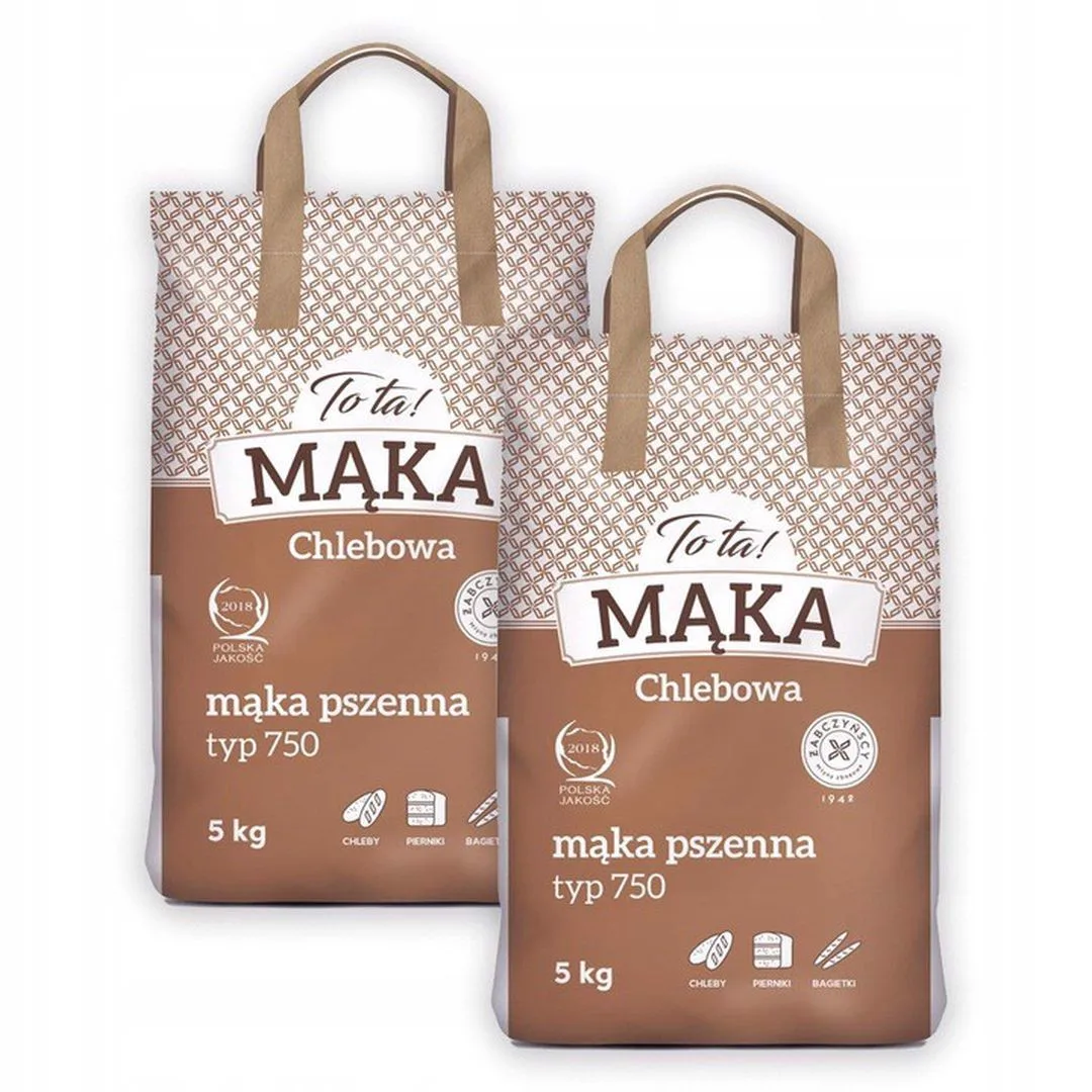 ToTa! Mąka pszenna typ 750 chlebowa 5 kg x2 sztuk