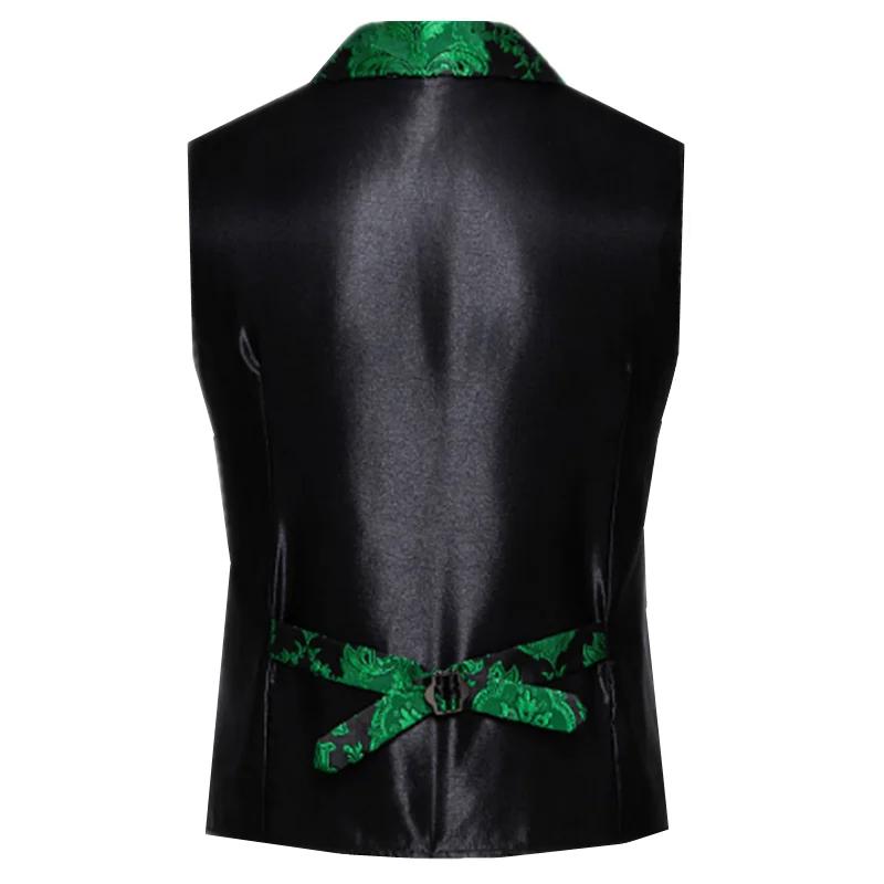 Neue Männer Luxus Jacquard Anzug Weste Dünne Tops Rot/Grün/Blau/Rosa Mode Männlichen Hochzeit Prom Party kleid Weste