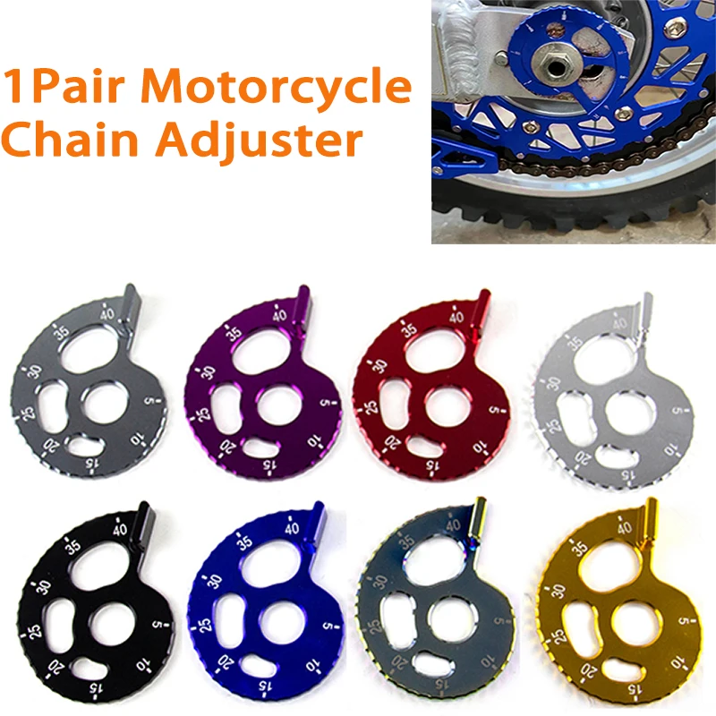 Motorcycle Chain Adjuster Parts Regulator Motorcycle Accessories CNC For CRF230F 230L CRM250 XLR250R XR230R 250L 650R 650L 400R