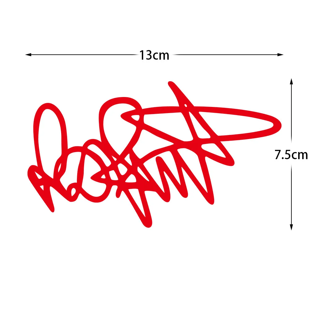 JDM 46 Rossi Chữ Ký Xe Máy Miếng Dán Phản Quang Chống Thấm Decal Ốp Lưng Trang Trí Cửa Sổ