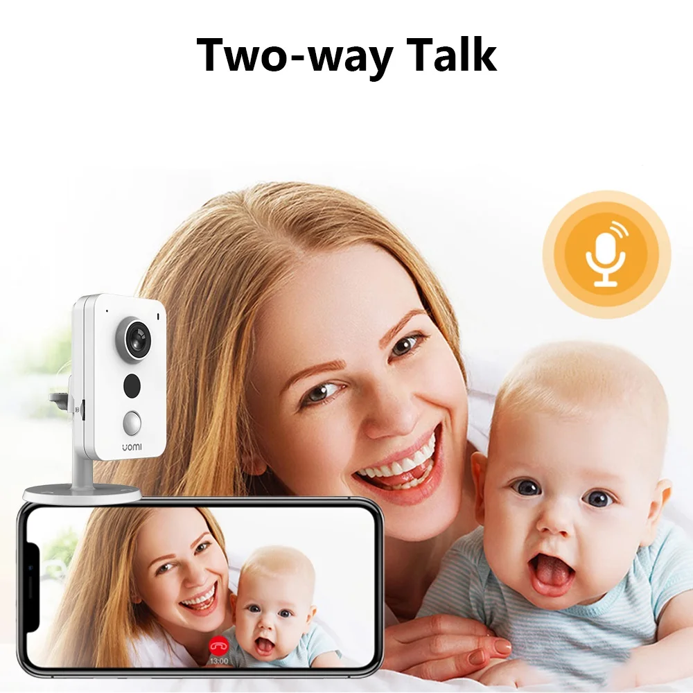 IMOU-cámara de vigilancia con visión nocturna para el hogar, sistema de vigilancia con detección de sonido anómalo, WiFi, IP, H.265, PIR, bidireccional, 4MP, IPC-K42P