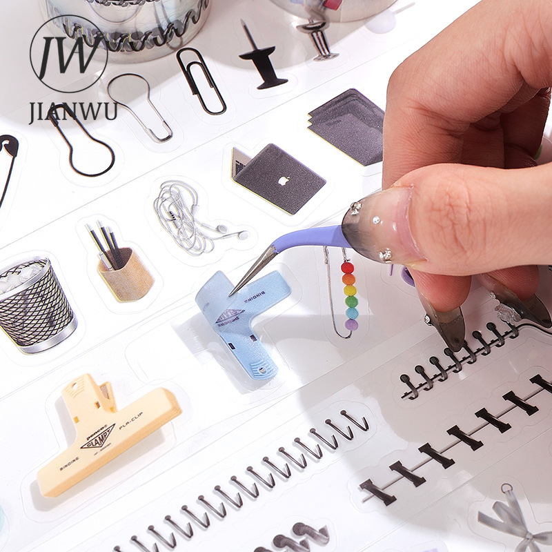 JIANWU 30 ミリメートル * 200 センチメートルタイムアーカイブシリーズヴィンテージジャーナルツール素材コラージュ PET テープクリエイティブ DIY 文具